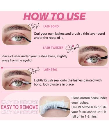 TOOCHUNAG Cluster Lashes 30D+40D - 320pcs Russian Wispy Eyelash Clusters | DIY Eyelash Extensions - Buy Online on GoSupps.com