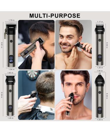 SOLIMPIA Hair Clipper&Trimmer Professional Barber Home Grooming Kit Rechargeable Electric Beard Body Hair Trimmer Cordless Hair Clipper for Men Kid - Buy Online on GoSupps.com