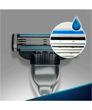 Buy Gillette Mach3 Razor Blades 11 Pack + Razor for Men - International Shipping Available! - Buy Online on GoSupps.com