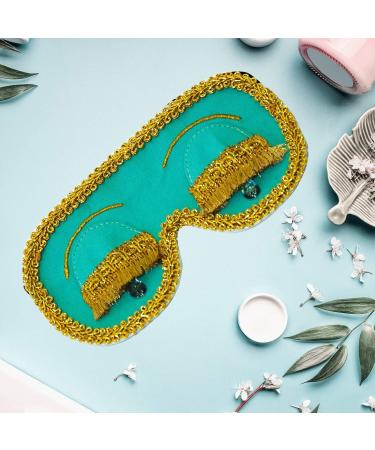 Mint Holly Golightly Handmade Sleep Mask with Eyelashes - Audrey Hepburn Breakfast at Tiffany's Eye Mask - Buy Online on GoSupps.com
