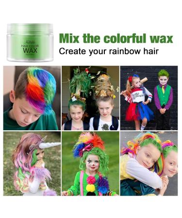 Buy Magic Master Hair Color Wax - Emerald Green | Temporary Keratin Hairstyle for Men & Women - Perfect for Parties & Cosplay - Buy Online on GoSupps.com