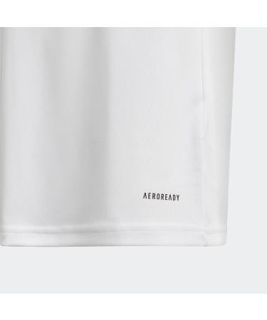 Adidas Boys Squad 21 JSY Y T-Shirt - 164 White/Black | International Shipping Available - Buy Online on GoSupps.com