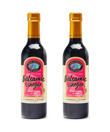 Napa Valley Naturals Grand Reserve Balsamic Vinegar, 12.7 Ounce (2-Pack)