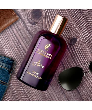 Cool Flames Luxury Aura Unisex Eau De Parfum with Whiskey Vanilla Sandalwood & Patchouli Premium Long Lasting Smoky & Spicy Fragrance Scent Perfume for Men & Women 100 ML - Buy Online on GoSupps.com
