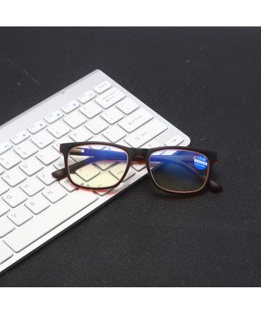 MMOWW 2-Pack Reading Glasses for Men & Women - Anti-Blue Light Computer Glasses with Spring Hinges (Red + Dark Blue 1.5x) - Stylish & Comfortable - Buy Online on GoSupps.com