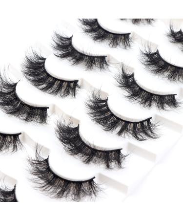 3D Faux Mink Fluffy Eyelashes - 7 Pairs Thick Wispy Long Extension 15-19mm - Reusable Serendipity Life Lashes - Buy Online on GoSupps.com