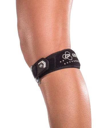 DonJoy Performance Webtech Patella Knee Strap - Adjustable Support for Patellar Tendonitis, Jumper's Knee - Ideal for Running, Basketball, Volleyball - Small/Medium, Black - Buy Online on GoSupps.com