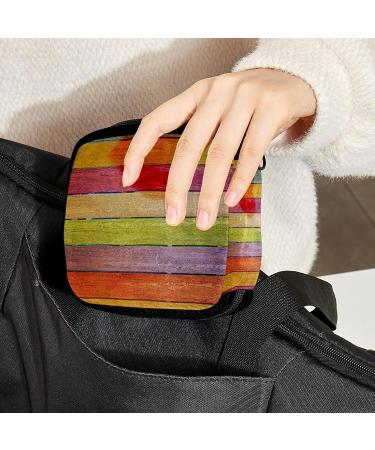 GIAPB Period Bag & Makeup Pouch on Colorful Wooden Planks Background - Color4741 - Buy Online on GoSupps.com