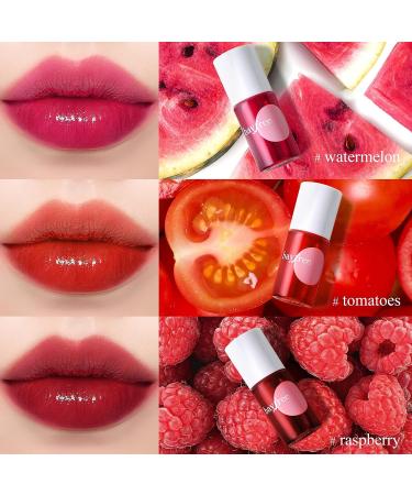 Bayfree Lip Tint Stain Set - Long Lasting Matte Finish Lip Makeup (Fruit Platter) - Buy Online on GoSupps.com