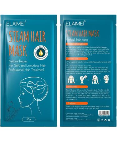 Steam Free Repair Hair Mask 4 Sheets Baked Oil Nourishing Smoothing Moisturizing Olive Essence Professional Hair Care Gentle Luxurious Conditioner For - Buy Online on GoSupps.com
