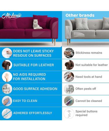 Cat Scratch Furniture Protector - Couch & Furniture Protection Tape for Cats - Buy Online on GoSupps.com