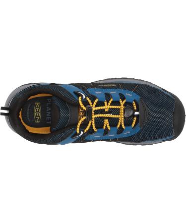 KEEN Little Kid's Targhee Sport Vented Hiking Shoe Mykonos Blue/Yellow - Size 10 LK US - Buy Online on GoSupps.com