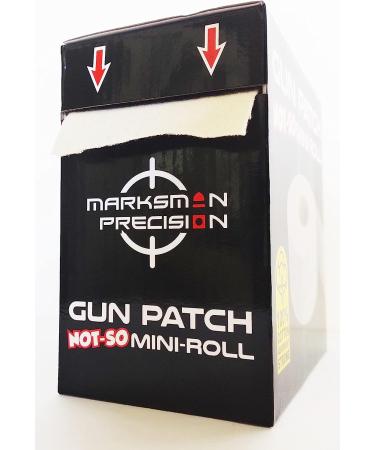 Marksman Precision Gun Patch Mini-Roll - 200 Absorbent Cotton Patches for Rifle, Handgun, Shotgun, and More - Buy Online on GoSupps.com