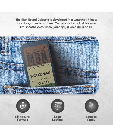 Woodsman Solid Cologne - Natural wax cologne - Redefined men's fragrances Travel Size Cologne for men - natural mens cologne - Woodsmen solid cologne men fragrance (3/4 Ounce (Pack of 1) Woodsman) - Buy Online on GoSupps.com