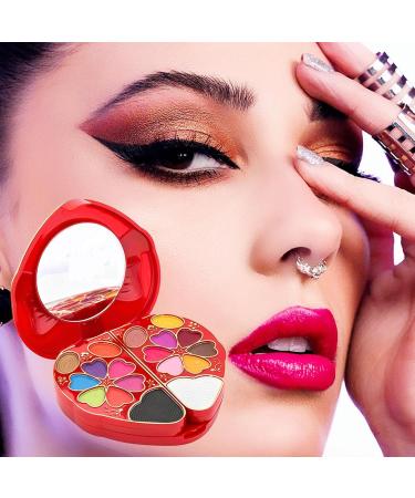  Ecoticfate Makeup Palette Bag Heart Makeup Box Makeup Palettes for Women Eyeshadow Palette with Mirror Makeup Gift Box 28 Ecoticfate - Buy Online on GoSupps.com