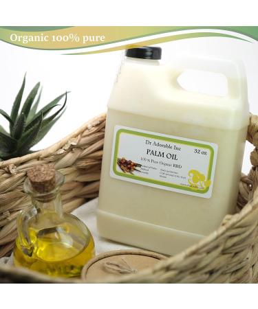 Buy Dr Adorable 32 oz Palm Oil - 100% Pure Organic Cold Pressed - International Shipping Available - Buy Online on GoSupps.com