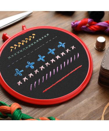 Caydo 18 Count Black Aida Cloth for Handmade Cross Stitch - 39 x 60 inch - Buy Online on GoSupps.com