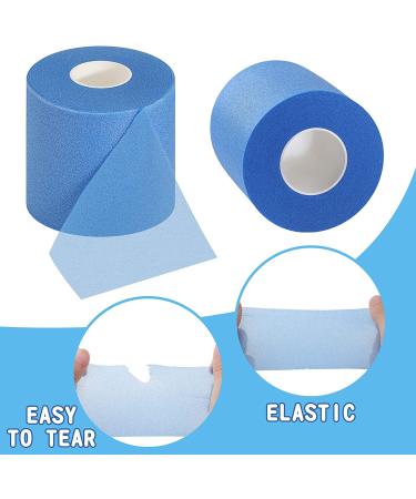 3 Pieces Athletic Pre Wrap Tape for Hair - Blue 2.75 Inch by 30 Yards - Buy Online on GoSupps.com