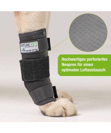 NATURE PET Dog Carpal Splint/Dog Carpal Joint Protection Splint/Dog Support Brace Carpolock Medium Grey - XL - Buy Online on GoSupps.com