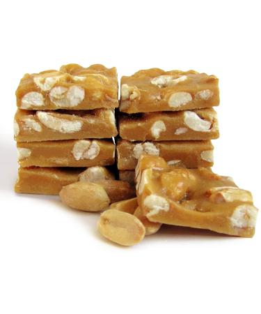 Gourmet Peanut Brittle Gift Box - Handmade Old-Fashioned Candy | Vegan & Kosher | 16 Oz Christmas Stocking Stuffer | Perfect Holiday Gift - Buy Online on GoSupps.com