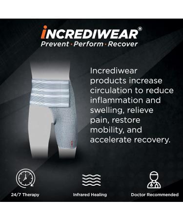 Incrediwear Hip Brace for Men & Women – Supports Hip Pain Relief Injury Recovery & Reduces Swelling | Comfortable & Mobile Fit (Right Leg X-Large - Buy Online on GoSupps.com
