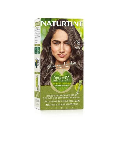 Naturtint Permanent Hair Color 6A Dark Ash Blonde - Ammonia-Free, Vegan, Cruelty-Free | Up to 100% Gray Coverage | Long-Lasting Results - Buy Online on GoSupps.com