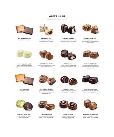 Godiva Assorted Chocolate Truffles Gold Gift Box with Happy Birthday Ribbon - 14.6 Oz - Buy Online on GoSupps.com