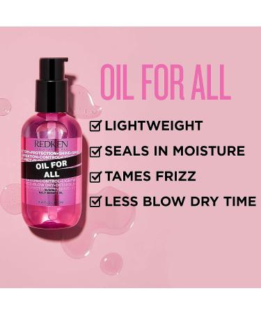 Redken Oil for All Hair Types 3.4 Fl Oz - Multi Benefit Hair Oil (Pack of 1) - Buy Online on GoSupps.com