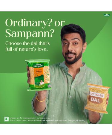 Tata Sampann Premium ongepolijst Toor Dal Arhar Dal 1kg - Buy Online on GoSupps.com