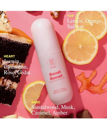 THE FOX TAN Everywhere Perfume Mist Sweet Sunset Scent Spray for Women Long-Lasting Scent Vegan & Cruelty-Free 80mL Everywhere Perfume Mist 80ml - Sweet Sunset - Buy Online on GoSupps.com