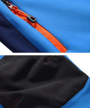 M2C Outdoor Fleece-Lined Softshell Ski Hiking Pants with Belt - Indigo Bunting 4-5T - Buy Online on GoSupps.com