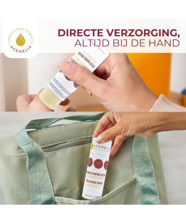 Camelia Cosmetiques SL ACEMELIA Hand cream in solid stick 50 gr Camellia and Shea Butter Restores dry and cracked hands Hypoallergenic Nongreasy Fast absorption Natural Ingredients - Buy Online on GoSupps.com