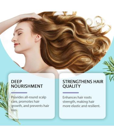  XINRAN rosemary shampoo stronger hair structure rosemary hair growth oil exfoliating scalp shampoo cooling oil non greasy oil growth oils - Buy Online on GoSupps.com