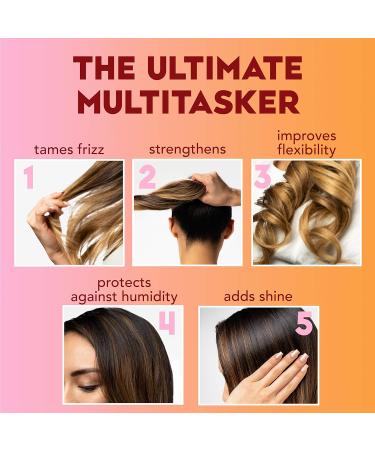 OGX Frizz-Free + Keratin Smoothing Oil Miracle Gloss Spray 5 in 1 De-frizz & Shiny Hair Argan Oil - Buy Online on GoSupps.com