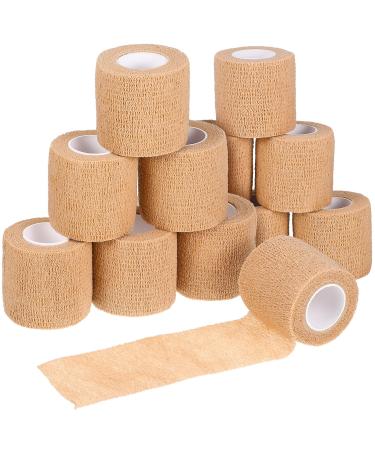 Housoutil 36 Rolls Adhesive Wristband Non-Woven Fabric Elasticity