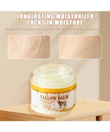 Premium Body Moisturizer - Deeply Nourishing Skincare Cream for Legs Abdomen & Buttocks - Tallow Cream Yellow - Elasticity & Hydration Boost - Buy Online on GoSupps.com