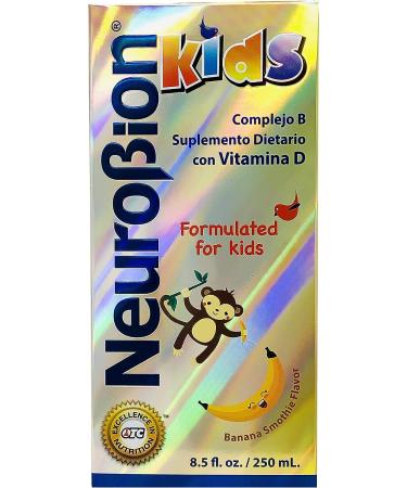 Neurobion Kids B Complex Liquid - Healthy Multivitamin for Children - 8.5 fl oz - Buy Online on GoSupps.com