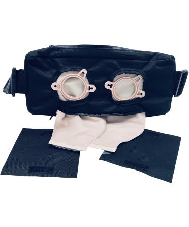 Ostomy Active Guard - Black Ostomy Cover & Swim Wrap L-XL (34-44) | Durable & Comfortable Ostomy Bag Covers for Every Lifestyle - Buy Online on GoSupps.com