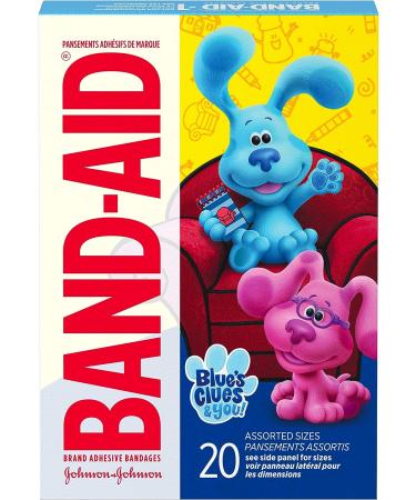 Band-Aid Kids Adhesive Bandages Nickelodeon Blue's Clues & You 20 ct - Buy Online on GoSupps.com