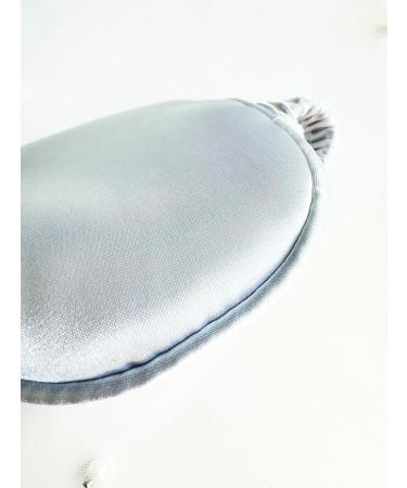 Premium Silk Eye Sleep Mask - Luxurious Satin Eye Cover for Restful Sleep | Includes Silvery Storage Bag - Buy Online on GoSupps.com
