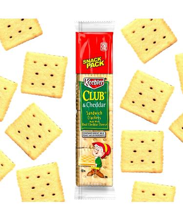 Keebler Club & Cheddar Cheese Sandwich Crackers - Delicious Snack Crackers - Buy Online on GoSupps.com