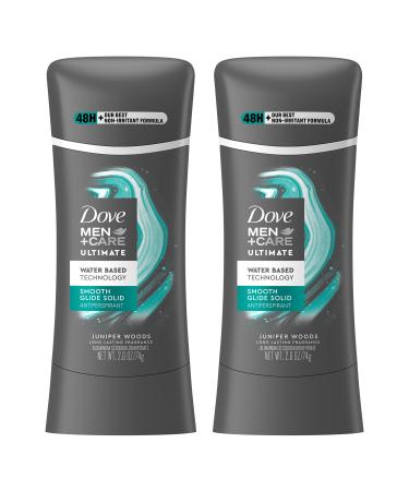 Dove Men+Care Antiperspirant hydrating water-based deodorant Juniper Woods with our best non-irritant formula 2.6 oz 2 Count
