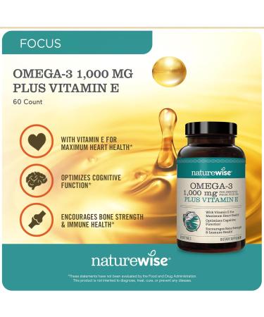 NatureWise High-Potency 1000mg Omega 3 with 600mg EPA 400mg DHA & Vitamin E & Vitamin D3 5000iu (125 mcg) 1 Year Supply for Healthy Muscle Function - Buy Online on GoSupps.com