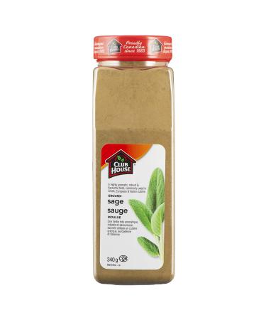 Club House Quality Natural Herbs and Spices Ground Sage 340g 340 g (Pack of 1)