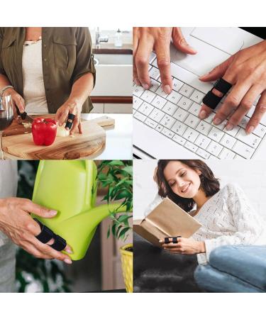 Trigger Finger Splints & Finger Brace for Arthritis Pain - Breathable Black Immobilization for Sports Injuries (Adult - Buy Online on GoSupps.com