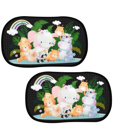 Nutmanel Car SunShade Side Window Universal Baby Sun Shades Blocking Harmful UV Rays Sun Glare Heat for Baby Kids Pets 50cm*31cm