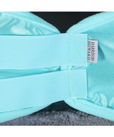 Buy Harrison Howard Caremaster Pro Luminous Horse Fly Mask - UV Protection Large Eye Space Long Nose with Ears - Summer Mint (XL) for Cold Blood Horses - International Shipping Available - Buy Online on GoSupps.com