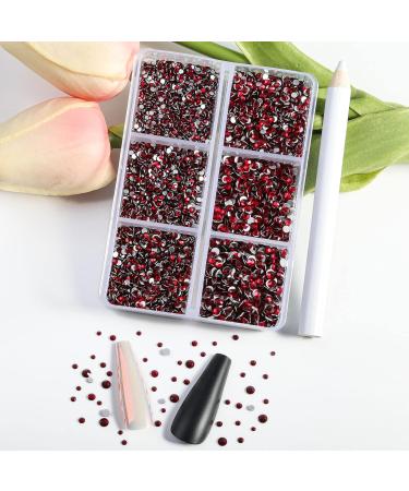 Buy Beadsland 7200PCs Flatback Rhinestones - Clear Nail Gemstones & Wax Pencil Kit | Perfect for Handicrafts & DIY Projects - Buy Online on GoSupps.com