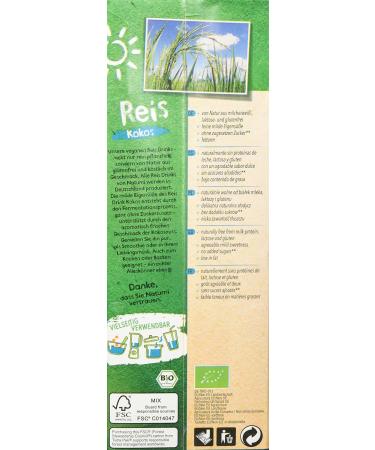 Buy Natumi Organic Rice Coconut Drink - 8 Pack (8 x 1L) | Delicious & Dairy-Free Beverage - Buy Online on GoSupps.com