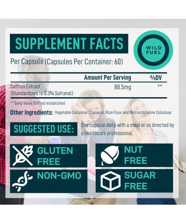 WILD FUEL Appetite Suppressant and Saffron Extract Capsules Bundle - Buy Online on GoSupps.com